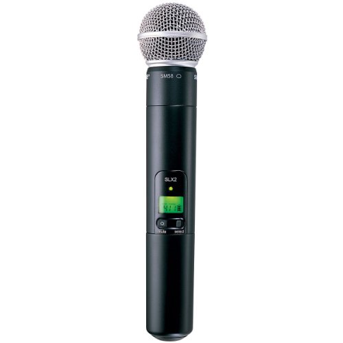 Shure SLX2/SM58 Handheld Transmitter with SM58 Microphone for church